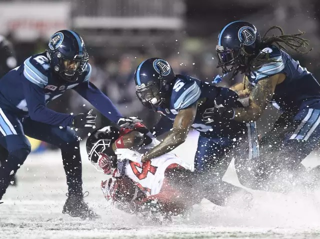 Argos stun Stampeders with late comeback Grey Cup win