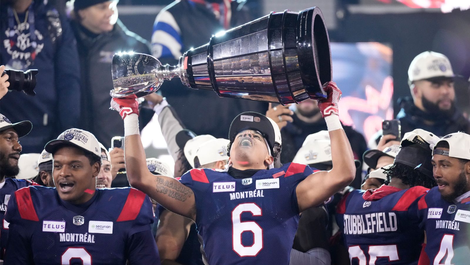 Grey Cup Winning Alouettes in 7th Heaven