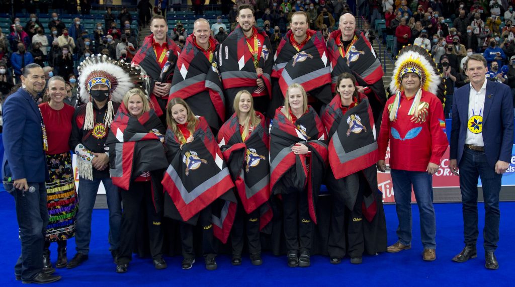 Our 2021 Olympic Curling Teams!